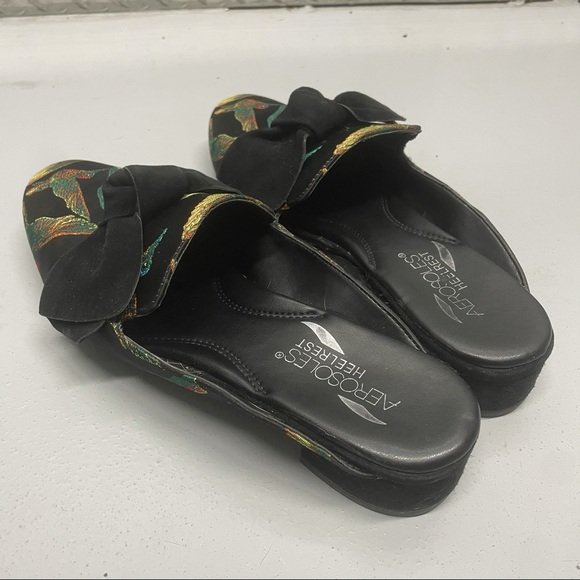 Aerosoles - Women's Right Way Mule - Heeled Mule with Memory Foam Footbed - Picture 2 of 4